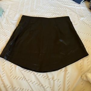 Silk like material skirt